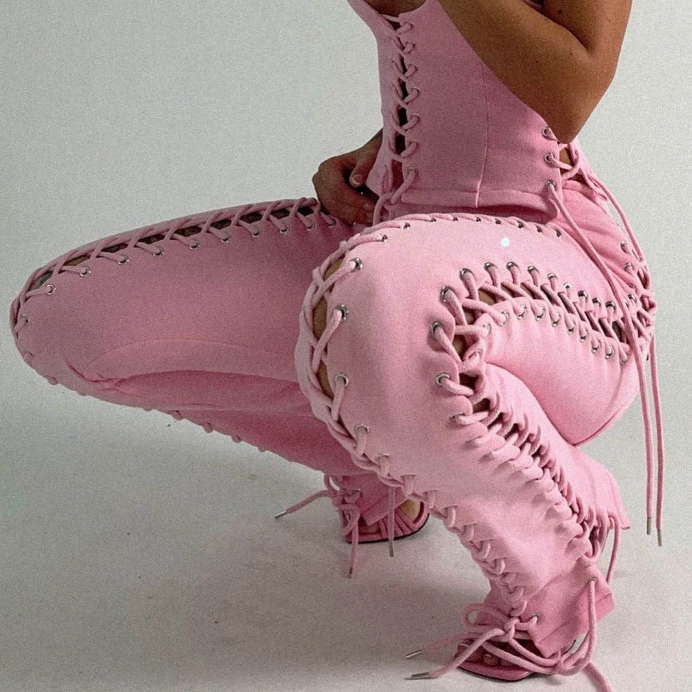 Hidden Cult Wynn lace up pants NEVER WORN!